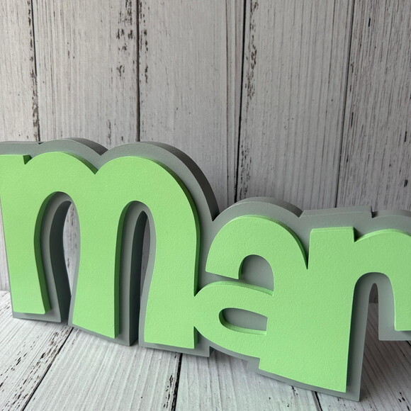 Decoração de Quarto Infantil - Sobreposição Nome em mdf