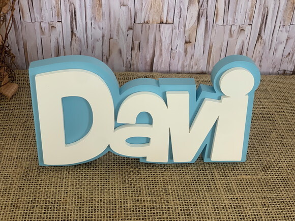 Decoração de Quarto Infantil - Sobreposição Nome em mdf