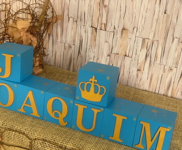 Decoração Infantil - Pequeno Príncipe Cubos 6x6cm