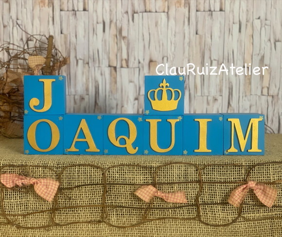 Decoração Infantil - Pequeno Príncipe Cubos 6x6cm