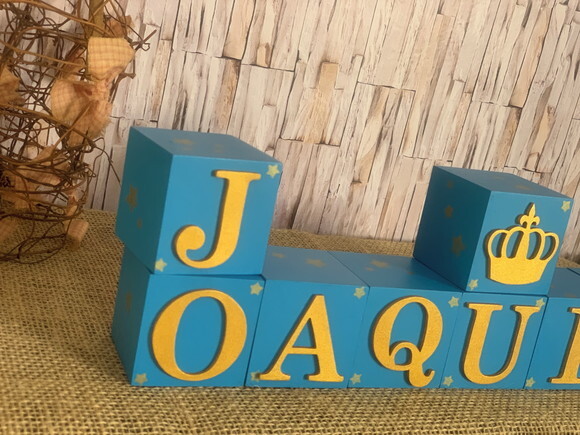 Decoração Infantil - Pequeno Príncipe Cubos 6x6cm