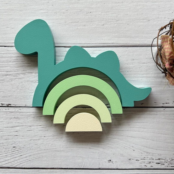 Dinossauro -arco Íris de Mesa - Decoração Bebê