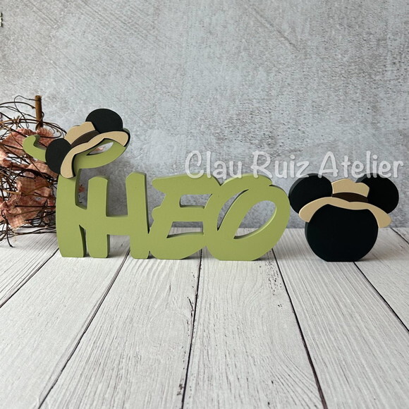 Disney - Letras de mdf -nomes