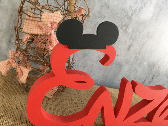 Disney - Letras de mdf -nomes