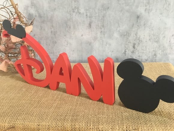 DISNEY - Letras de MDF -Nomes + MICKEY