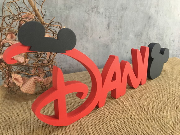 DISNEY - Letras de MDF -Nomes + MICKEY