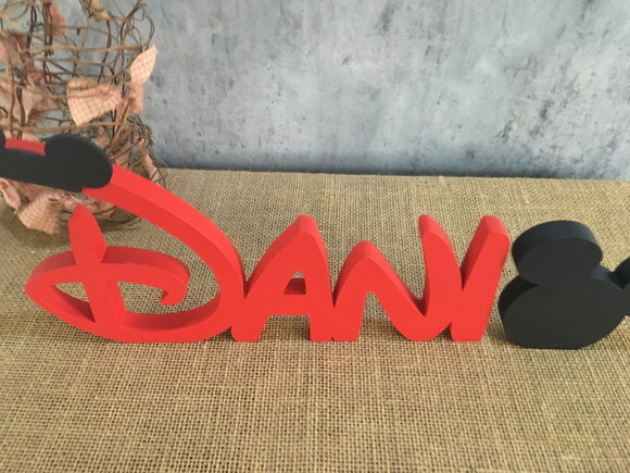 DISNEY - Letras de MDF -Nomes + MICKEY