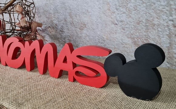 DISNEY - Letras de MDF -Nomes COM MICKEY