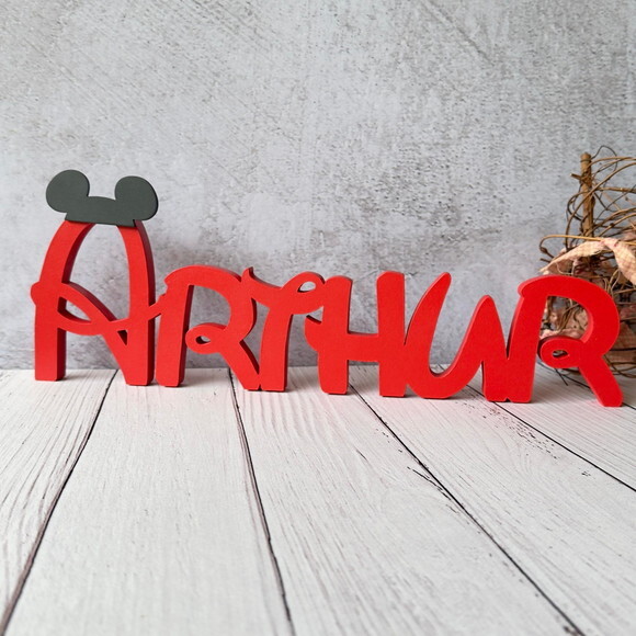 Disney - Letras de Mdf- Festa Infantil e Quarto do Bebê