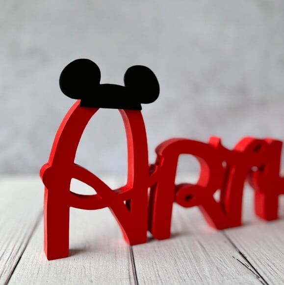 Disney - Letras de Mdf- Festa Infantil e Quarto do Bebê