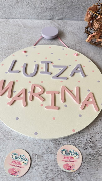 Enfeite de Porta de Maternidade - Decoração Bebê