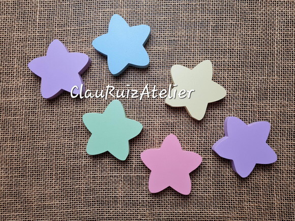 Estrelas de Parede em mdf