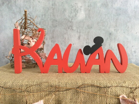 Festa Disney Letras Decorativas