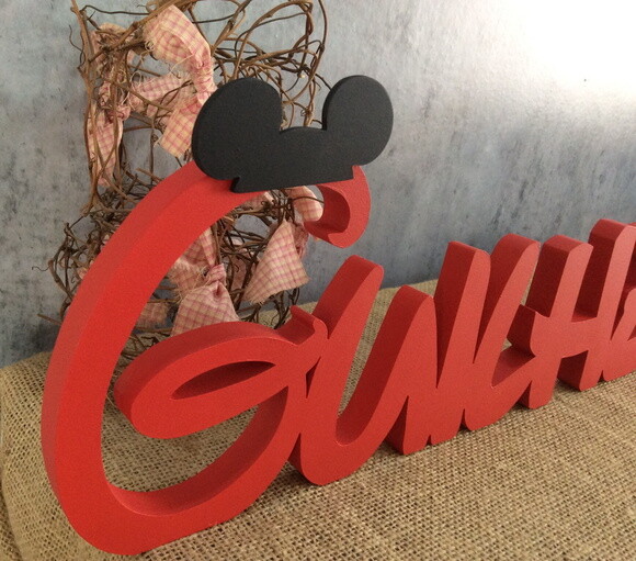 Festa Disney Letras Decorativas