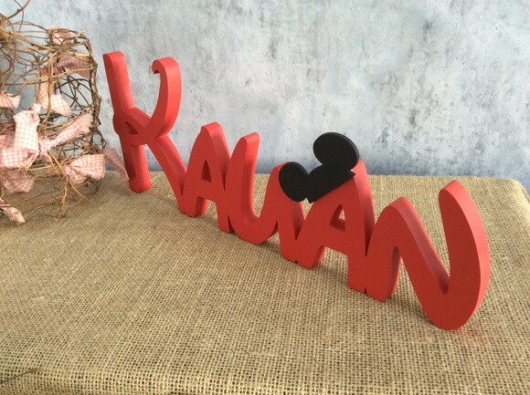 Festa Disney Letras Decorativas