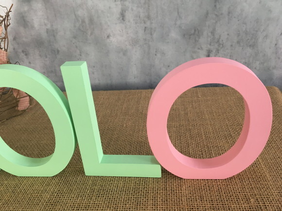 FESTA LOL Letras Decorativas - nome em MDF