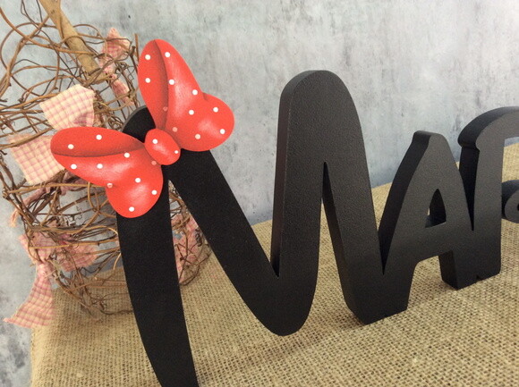 Festa Minnie - Letras de Mesa
