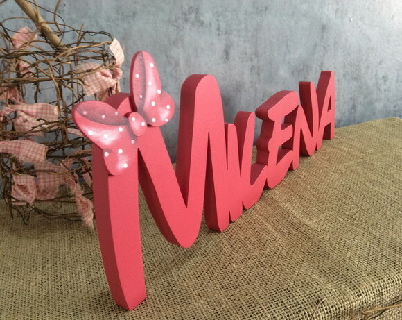 Festa Minnie - Letras de Mesa