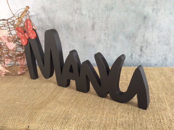 Festa Minnie - Letras de Mesa