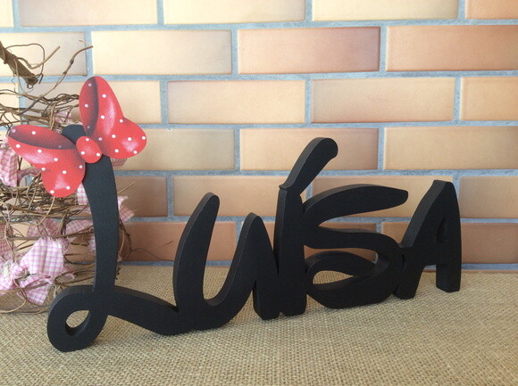 Festa Minnie - Letras de Mesa