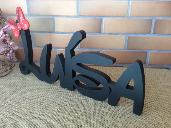 Festa Minnie - Letras de Mesa