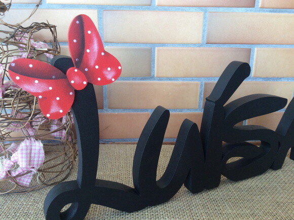 Festa Minnie - Letras de Mesa