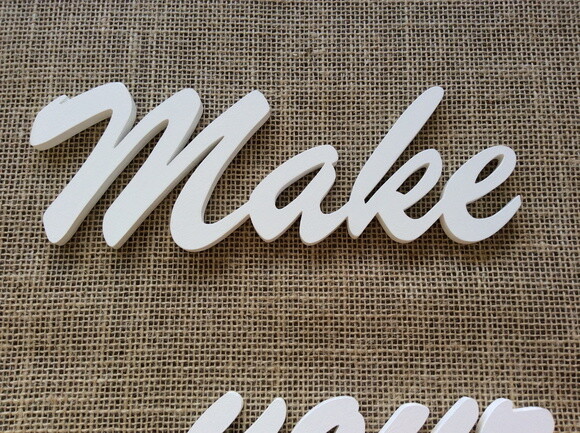 Frases Com Letras Decorativas De MDF