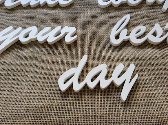 Frases Com Letras Decorativas De MDF
