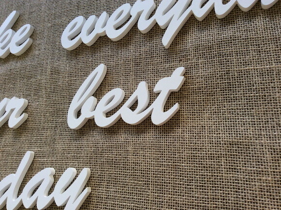 Frases Com Letras Decorativas De MDF
