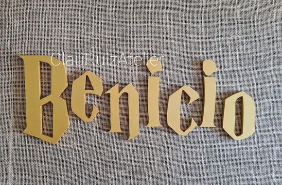 HARRY POTTER Letras Decorativas De Parede