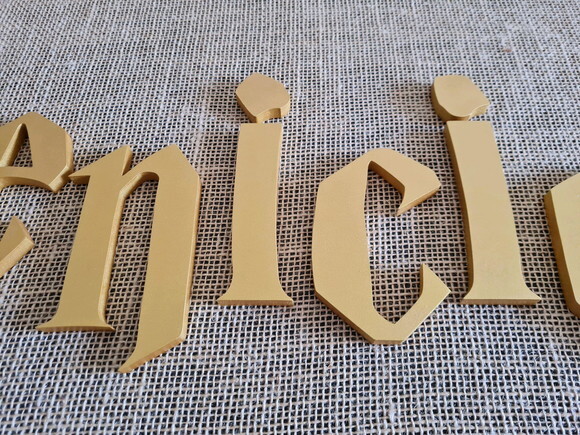 HARRY POTTER Letras Decorativas De Parede