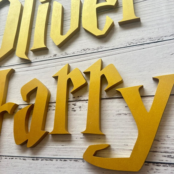 Harry Potter Letras Decorativas de Parede -festa Infantil