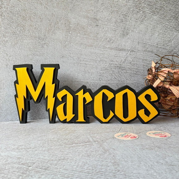 Harry Potter Sb Letras Decorativas de Parede -festa Infantil