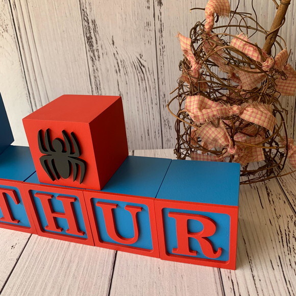 Homem Aranha - Cubos 6x6cm Decoração de Festa Infantil
