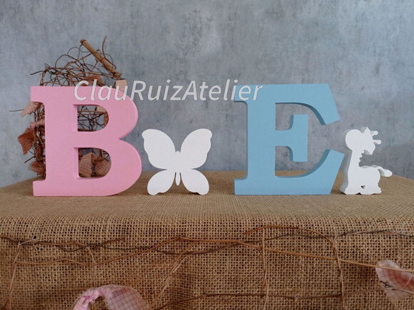 Iniciais Chá Revelação com Bichos