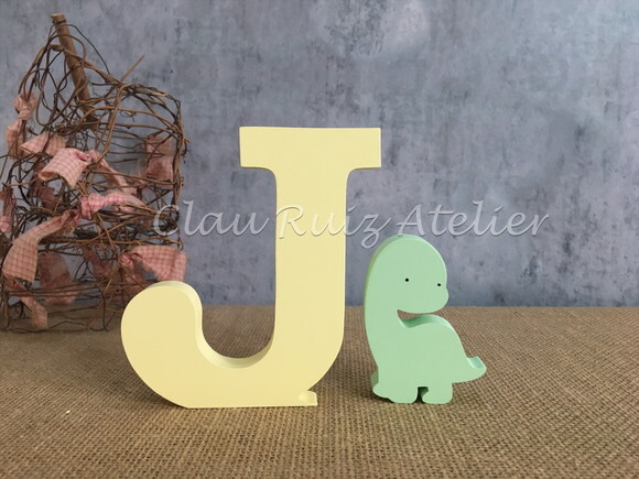 Iniciais com Dinossauro