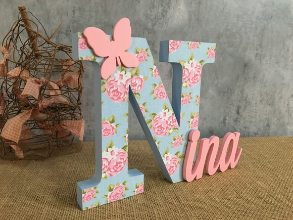 Jardim Encantado - Nomes Personalizados - Tecido