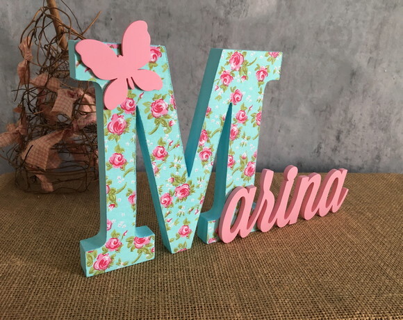 Jardim Encantado - Nomes Personalizados - Tecido