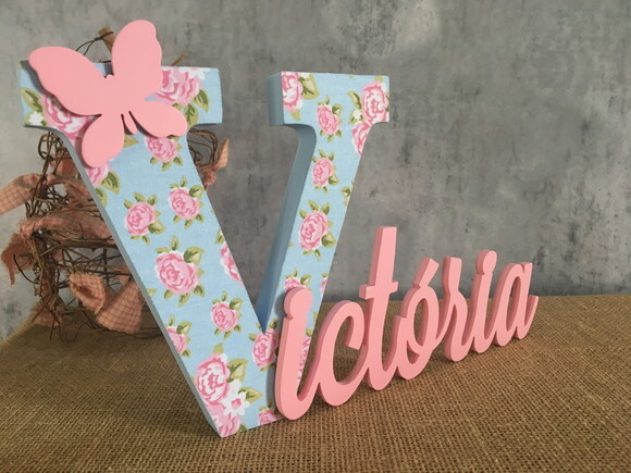Jardim Encantado - Nomes Personalizados - Tecido