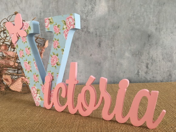 Jardim Encantado - Nomes Personalizados - Tecido