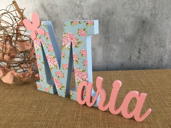 Jardim Encantado - Nomes Personalizados - Tecido
