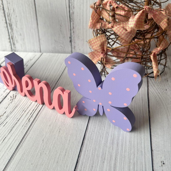Jardim Encantado - Nomes Personalizados + Borboleta