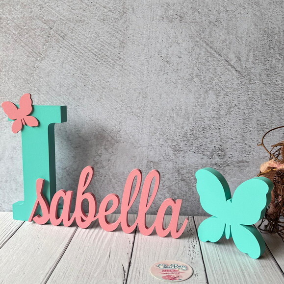 Jardim Encantado - Nomes Personalizados + Borboleta