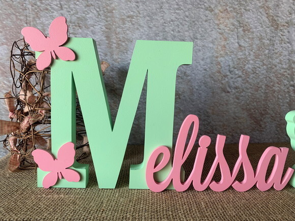 Jardim Encantado - Nomes Personalizados + Borboleta