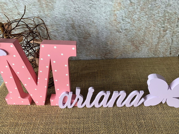Jardim Encantado - Nomes Personalizados + Borboleta
