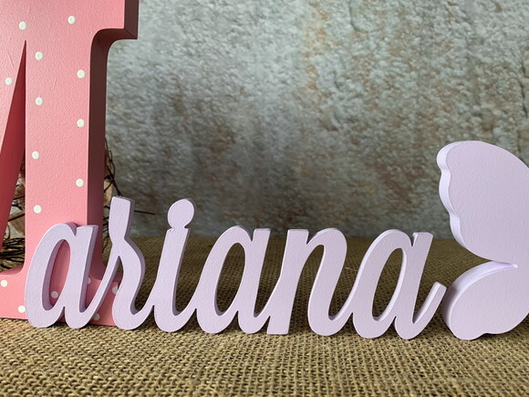 Jardim Encantado - Nomes Personalizados + Borboleta