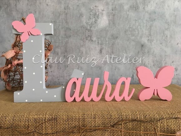 Jardim Encantado - Nomes Personalizados + Borboleta