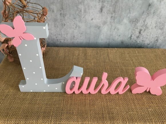 Jardim Encantado - Nomes Personalizados + Borboleta