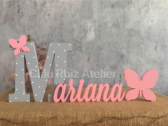 Jardim Encantado - Nomes Personalizados + Borboleta