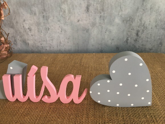Jardim Encantado - Nomes Personalizados + CORAÇÃO